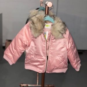🗣NWT🗣 Crazy8 Faux-Fur Bomber Jacket